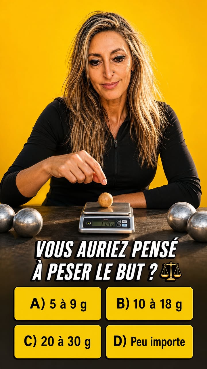 Quel est le poids du cochonnet