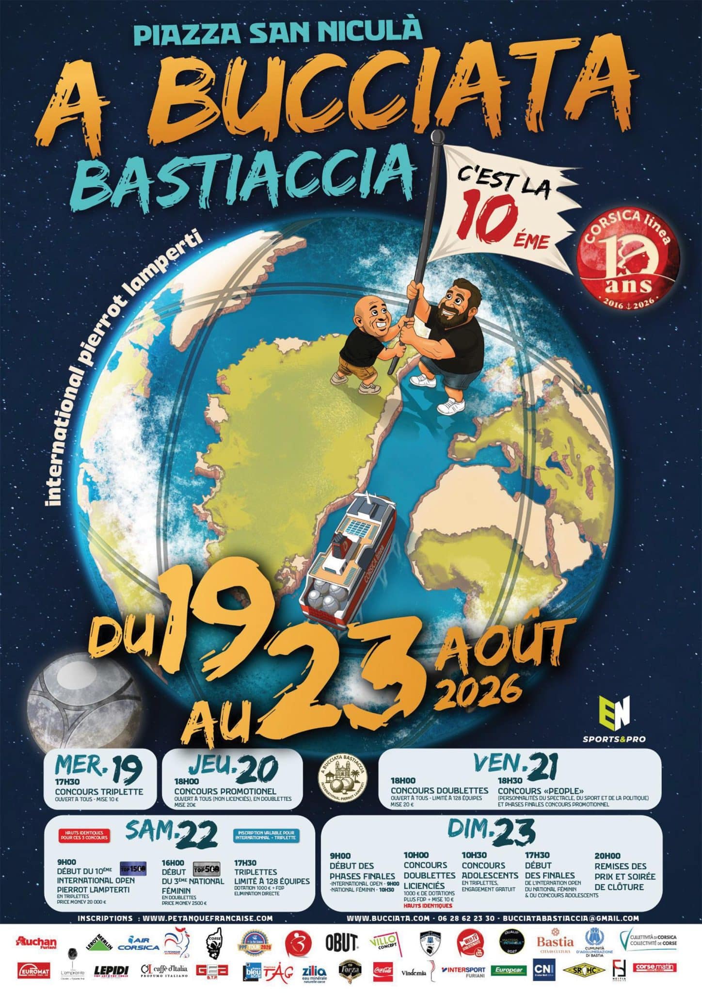 Bastia 2026 : programme, plateau et points à surveiller avant l'International Pierrot Lamperti