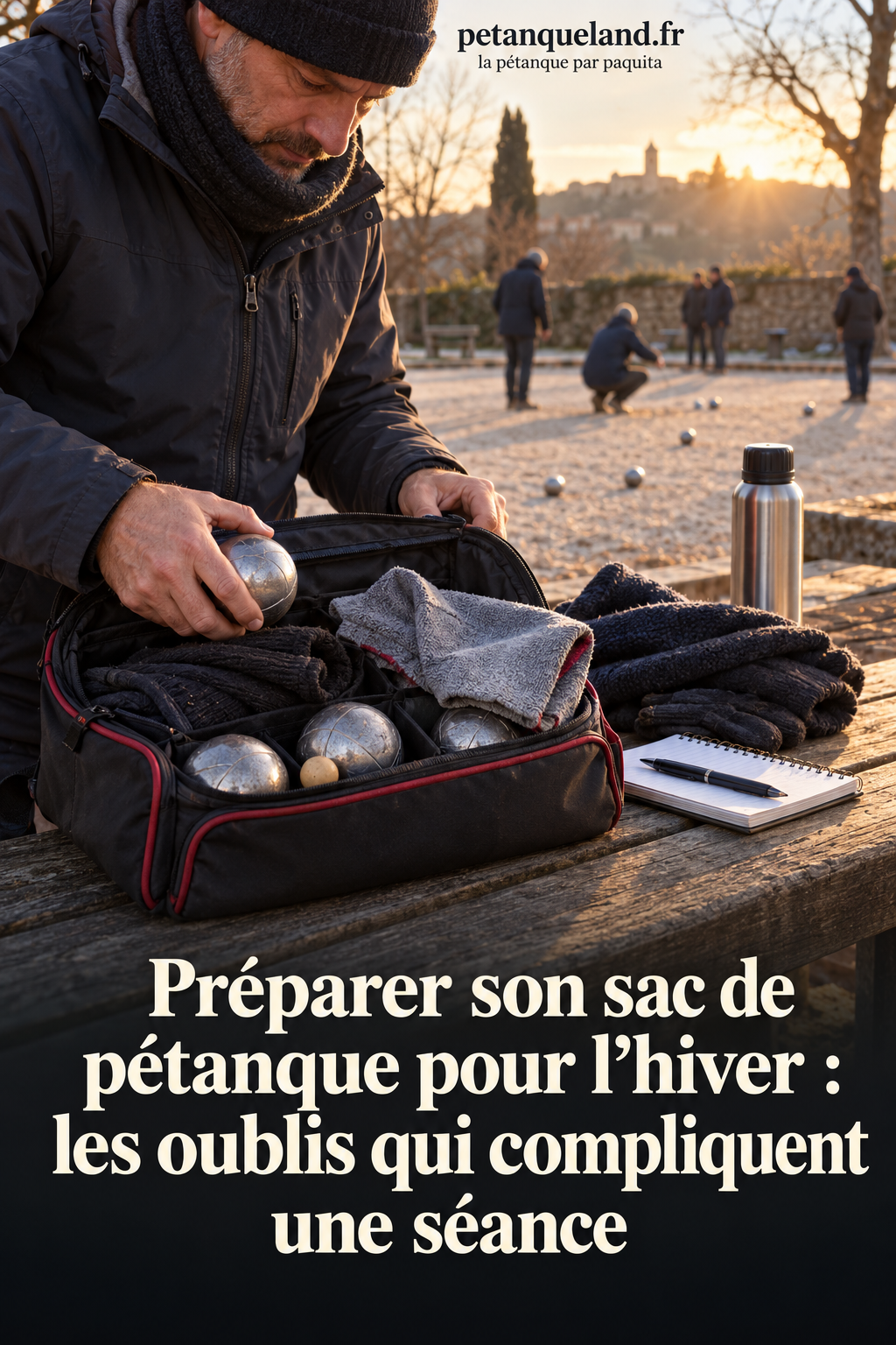 Préparer son sac de pétanque pour l’hiver : les oublis qui compliquent une séance