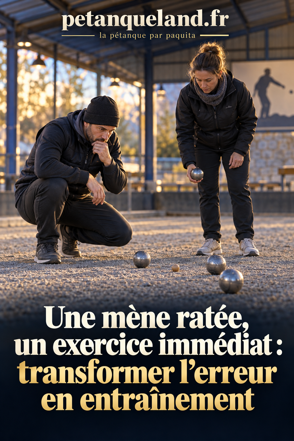Une mène ratée, un exercice immédiat : transformer l’erreur en entraînement