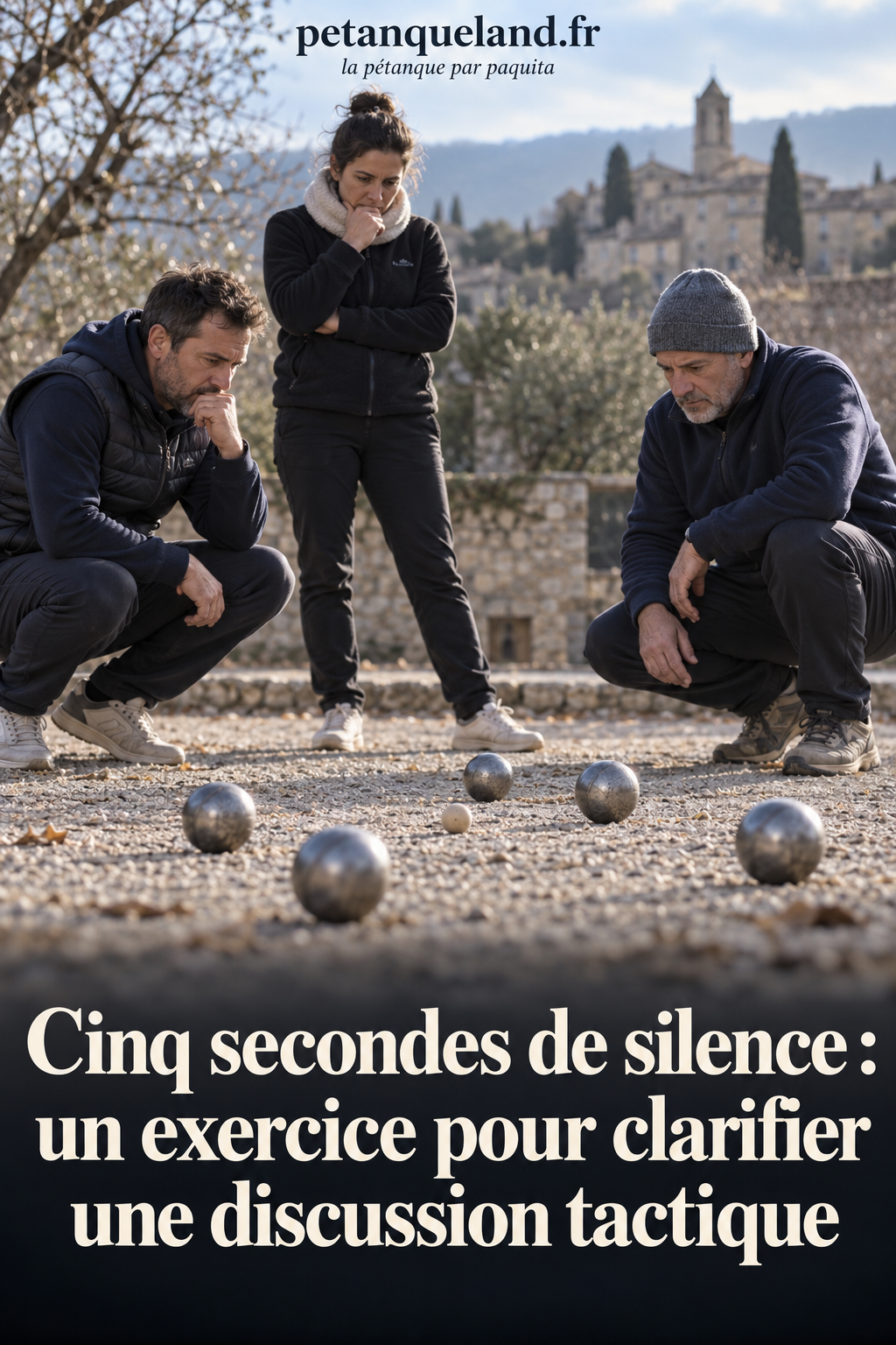 Cinq secondes de silence : un exercice pour clarifier une discussion tactique