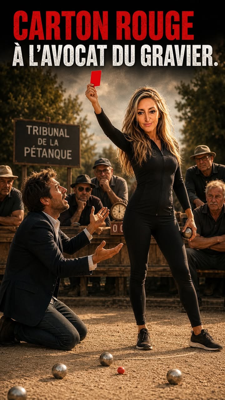 Arbitrage Paquita : Carton rouge pour l'avocat du gravier - photo Facebook PetanqueLand