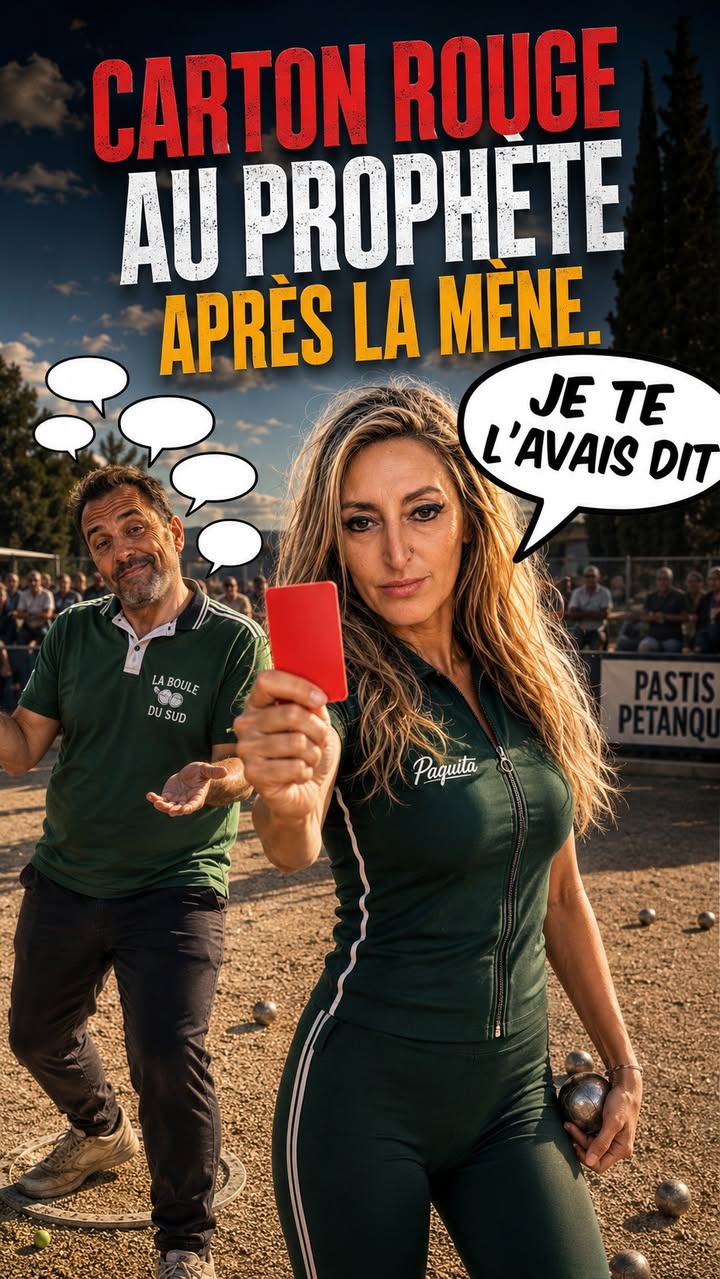 Arbitrage Paquita : Carton rouge au prophete: parler apres la mene, ca compte encore