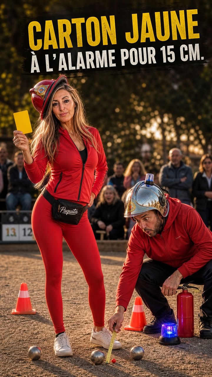 Arbitrage Paquita : Carton jaune a l alarme pour 15 cm: vous riez ou vous mesurez encore
