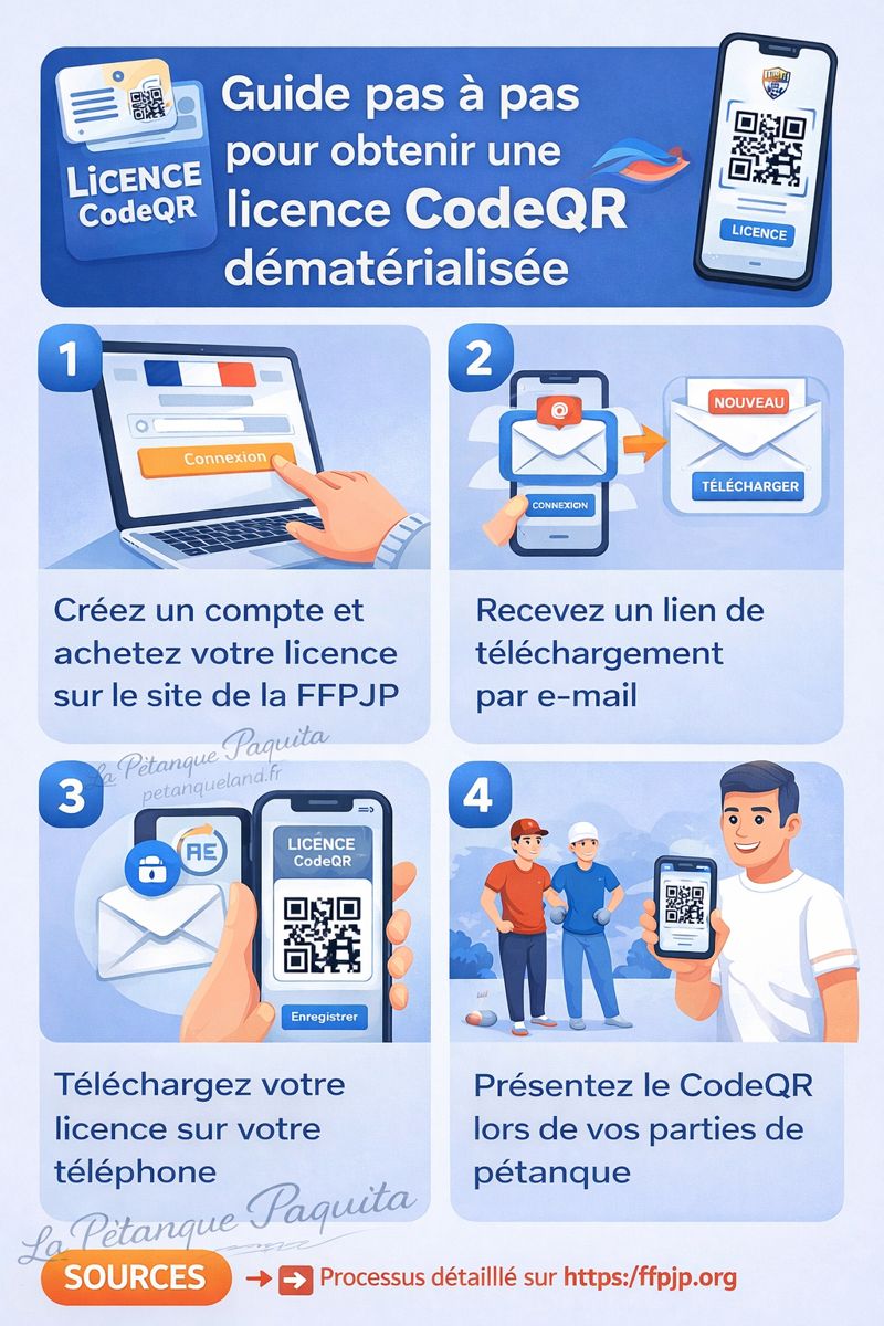 GUIDE COMPLET – MA LICENCE PETANQUE 2026 PAS À PAS