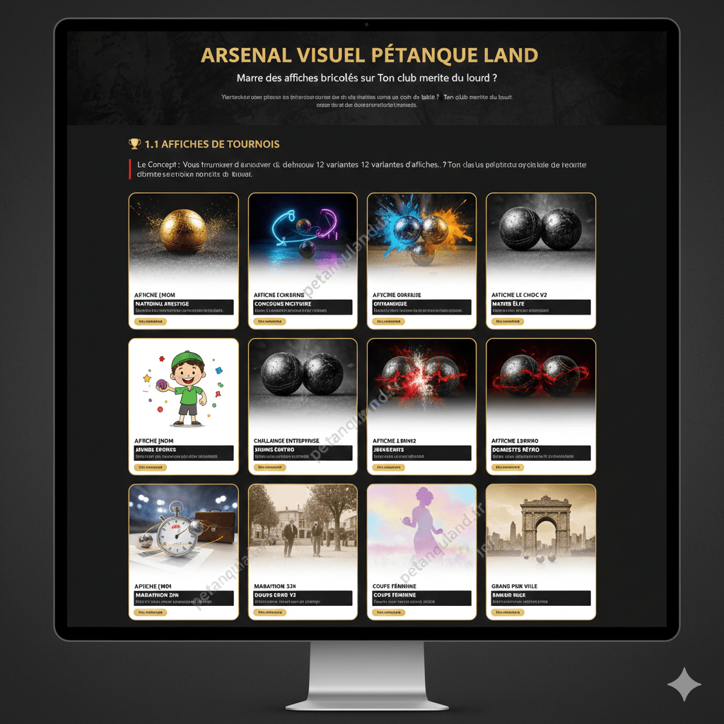 Outils gratuits pour Clubs & Pétanqueurs