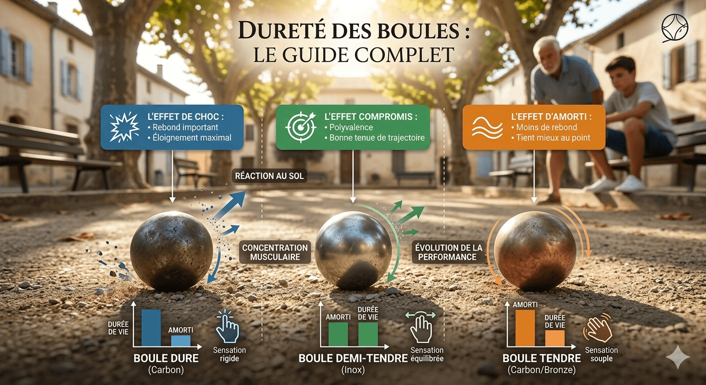 Dureza das bolas de pétanque: O guia completo para entender tudo e escolher bem