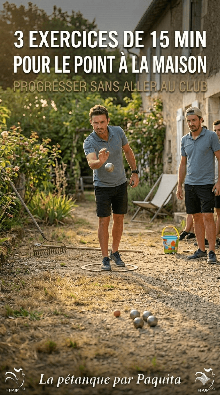 3 exercices de 15 min pour le point à la maison