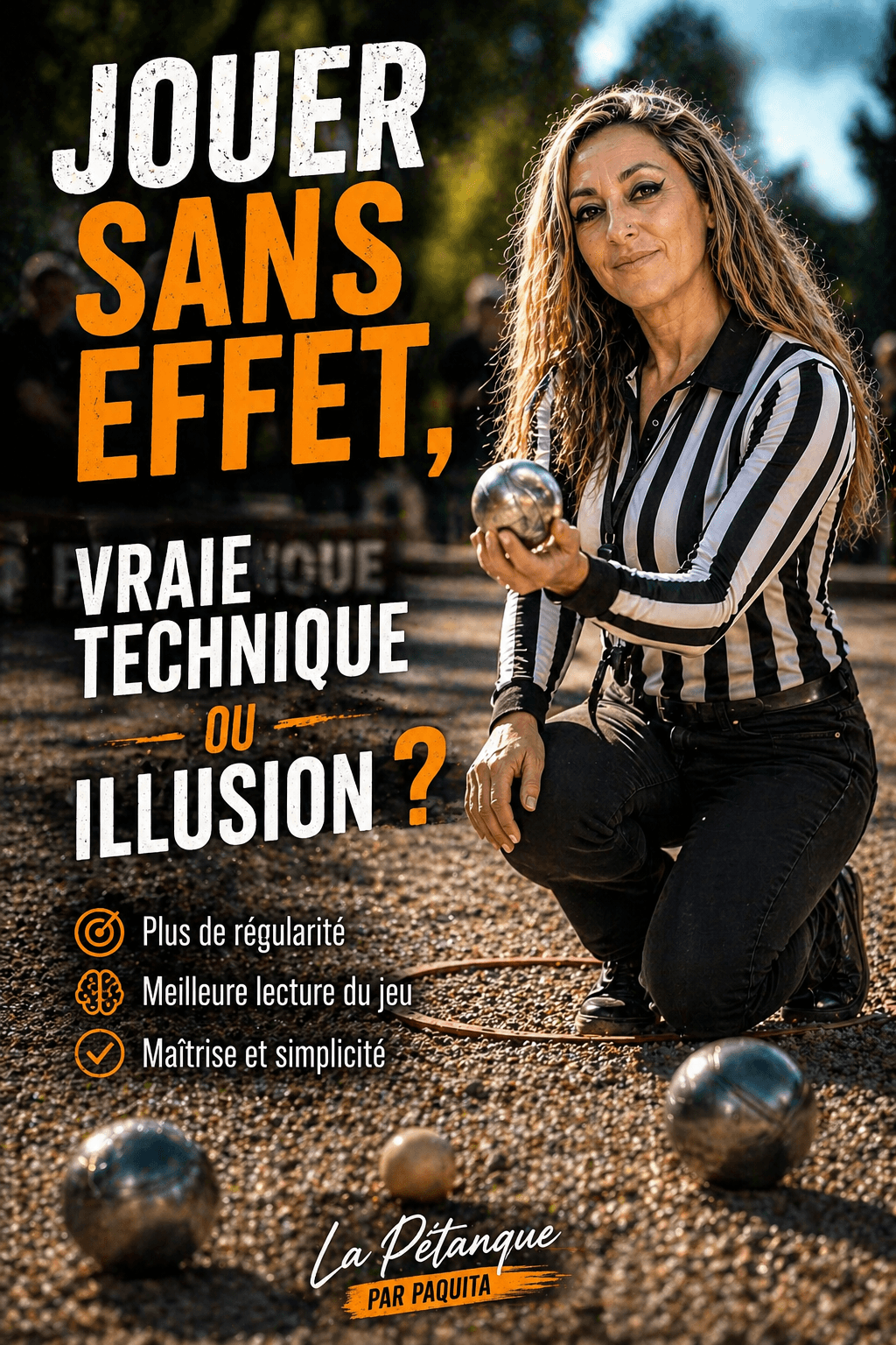 Pétanque: Jogar sem efeito, será uma verdadeira técnica vencedora?
