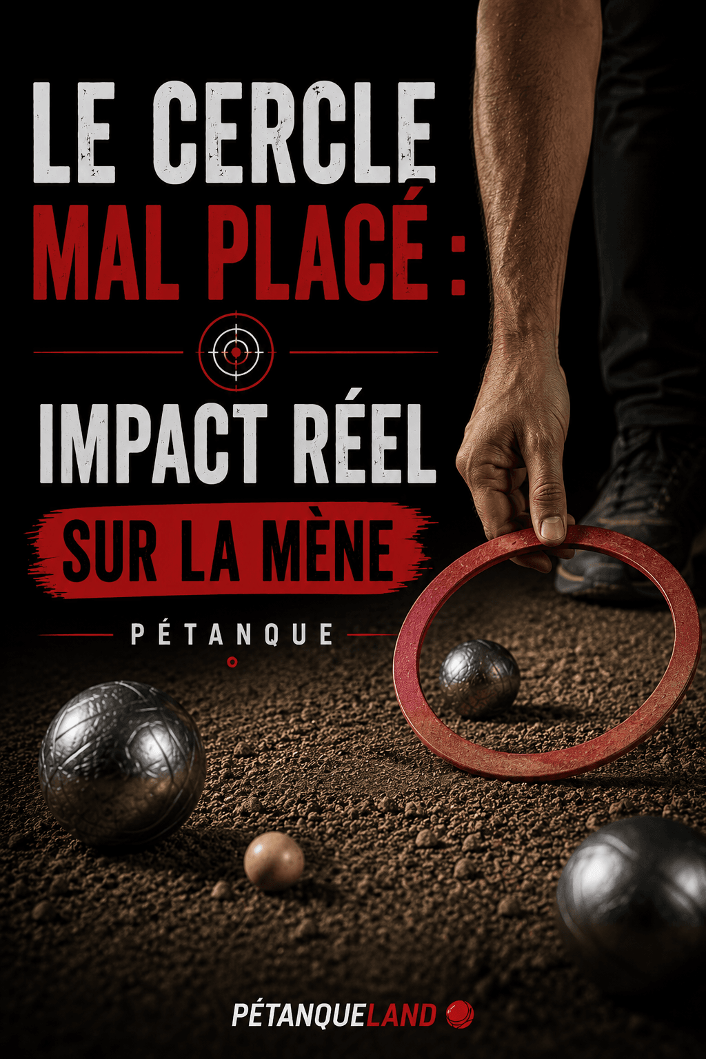 Le cercle mal placé : impact réel sur la mène (Pétanque)