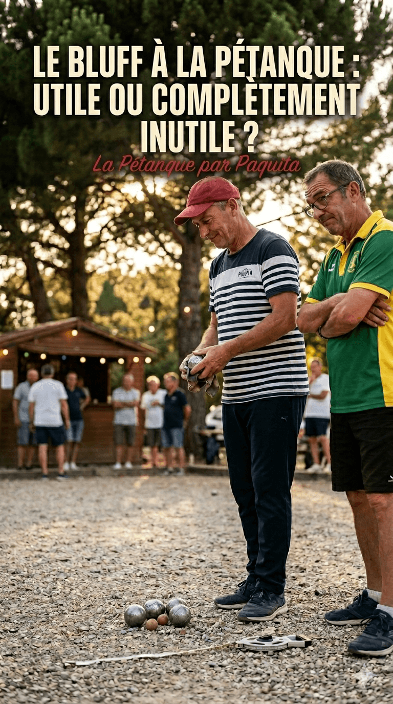Le bluff à la pétanque : utile ou complètement inutile ?