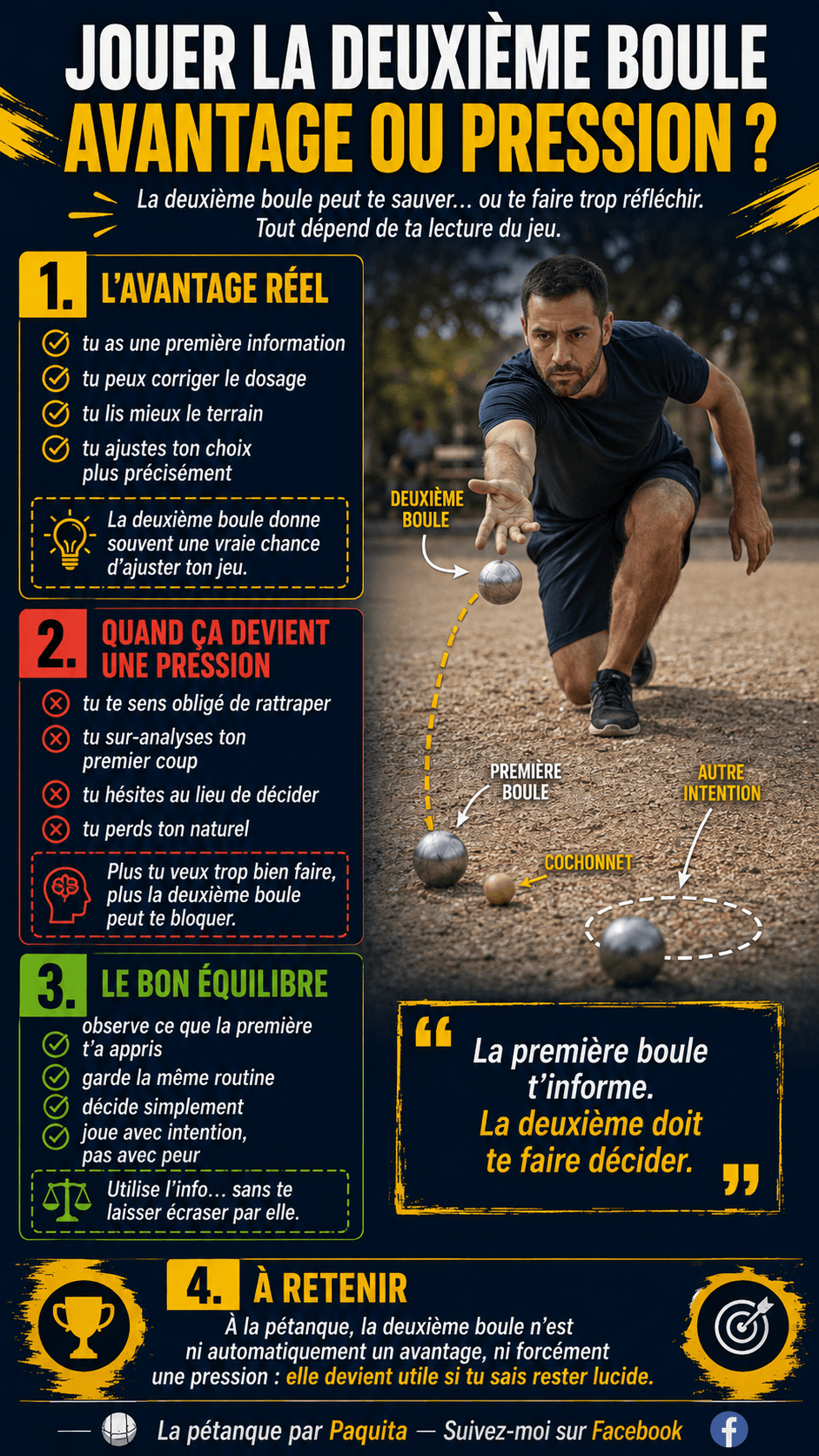 Jouer la deuxième boule : avantage ou pression ?