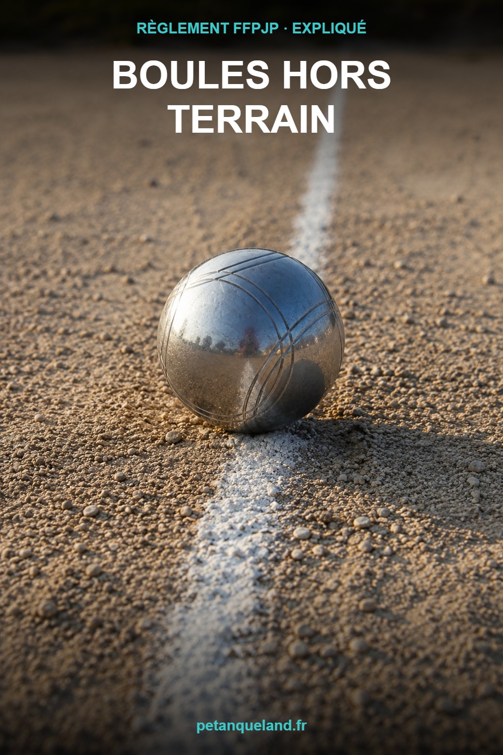 Ces cas limites avec les boules hors terrain que le règlement tranche clairement