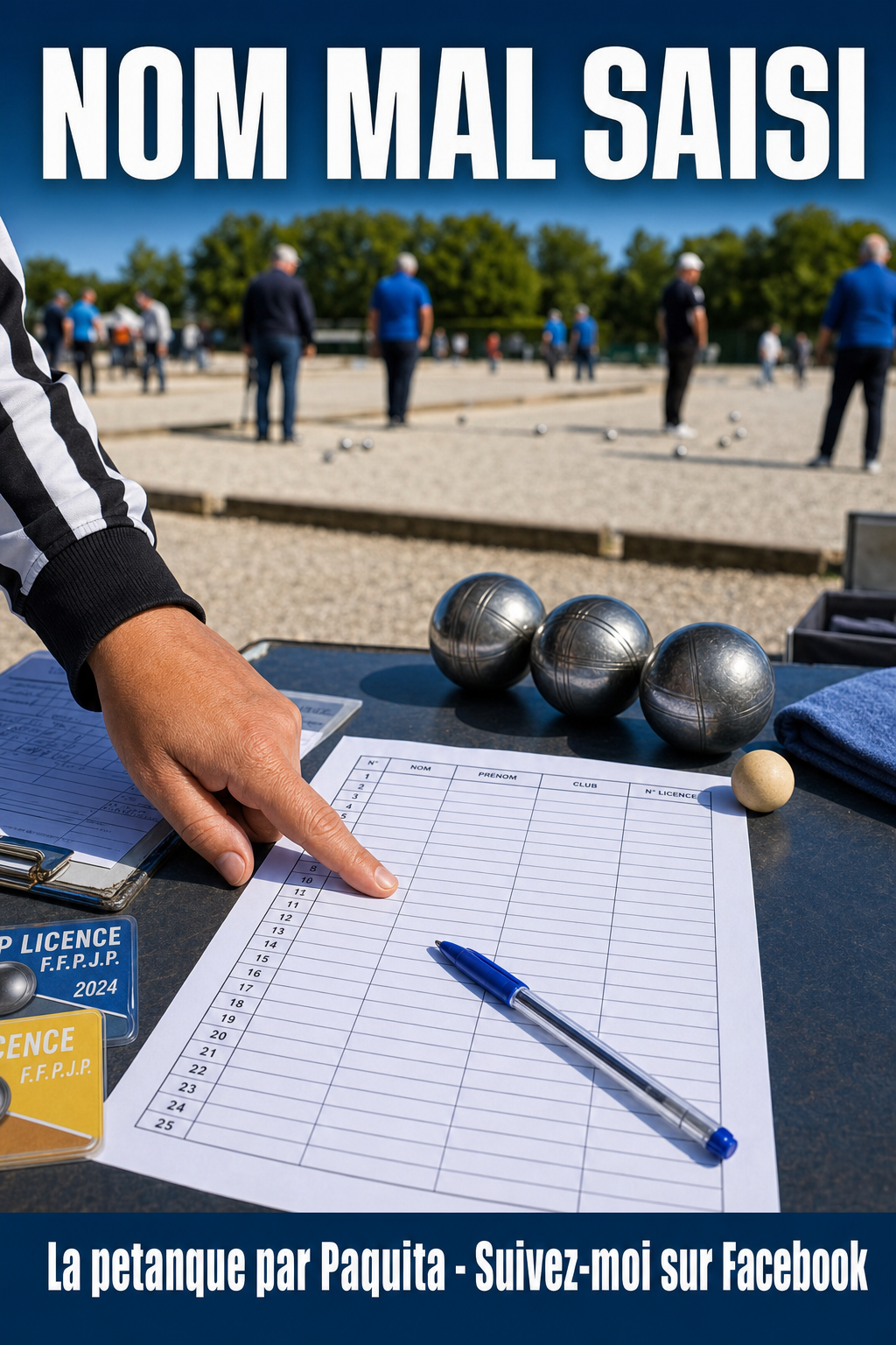 Nom mal saisi sur une feuille d'inscription : comment corriger sans creer de litige