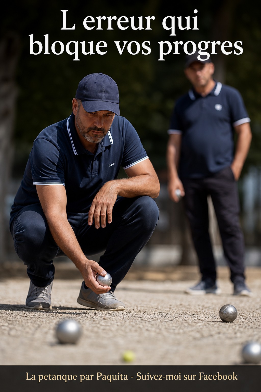 Cette erreur de caractère empêche de progresser à la pétanque