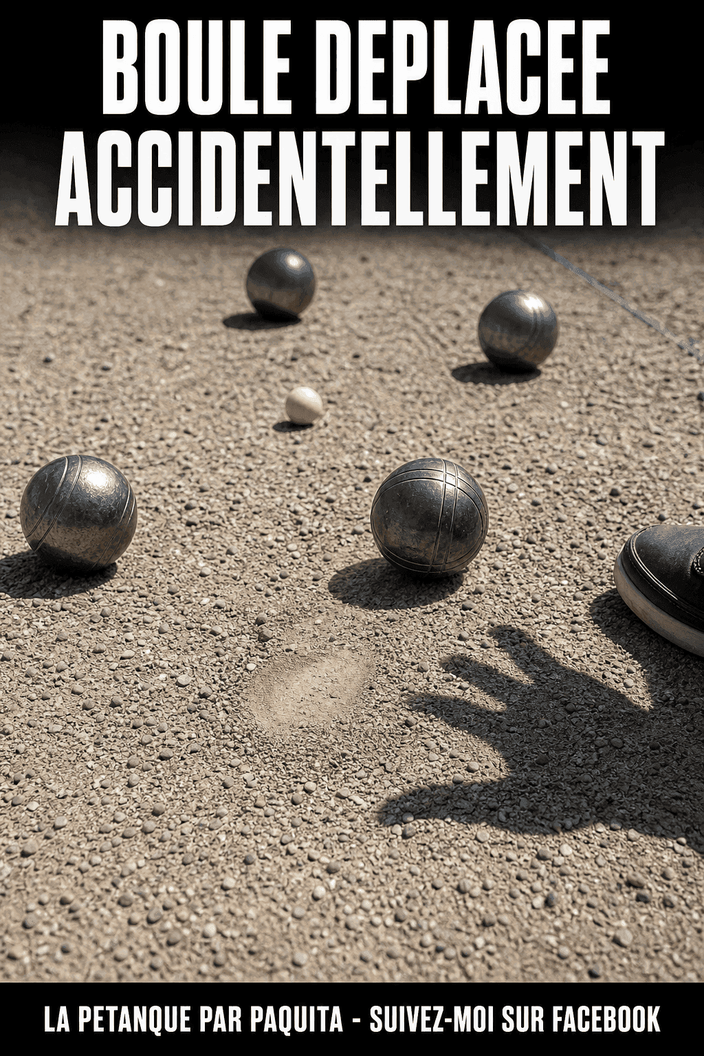 Boule déplacée accidentellement à la pétanque : que fait-on selon le règlement ?