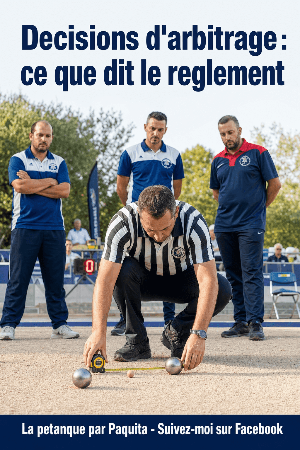 Ces décisions d’arbitrage à la pétanque que le règlement encadre strictement