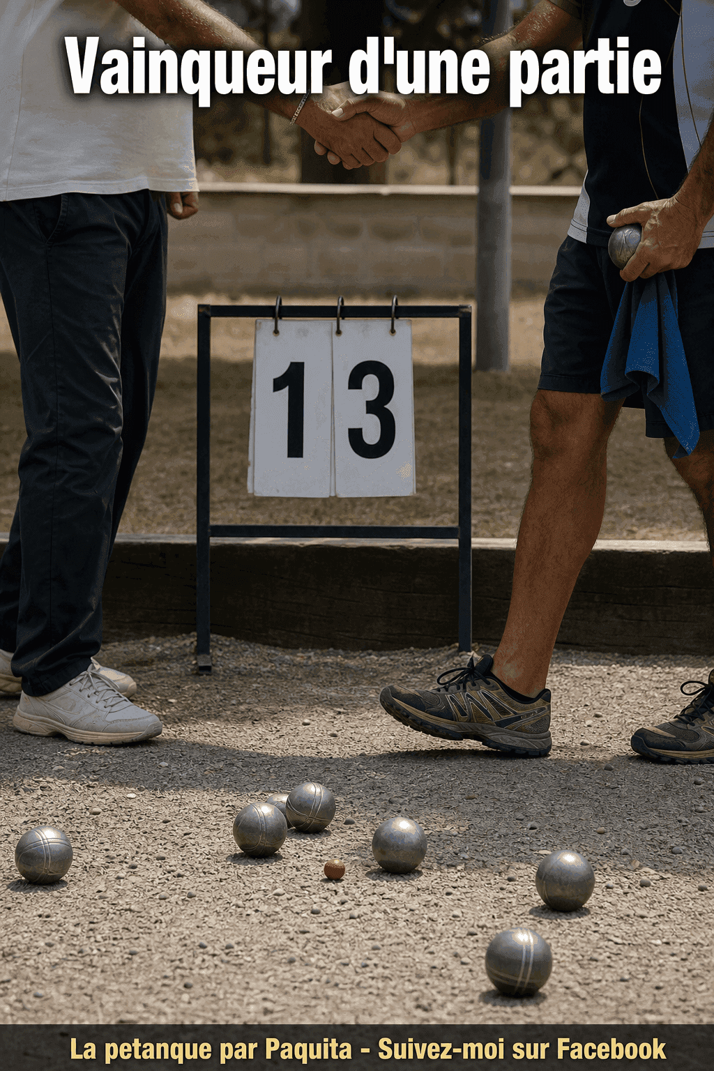 Comment est designe le vainqueur d une partie de petanque selon le reglement ?