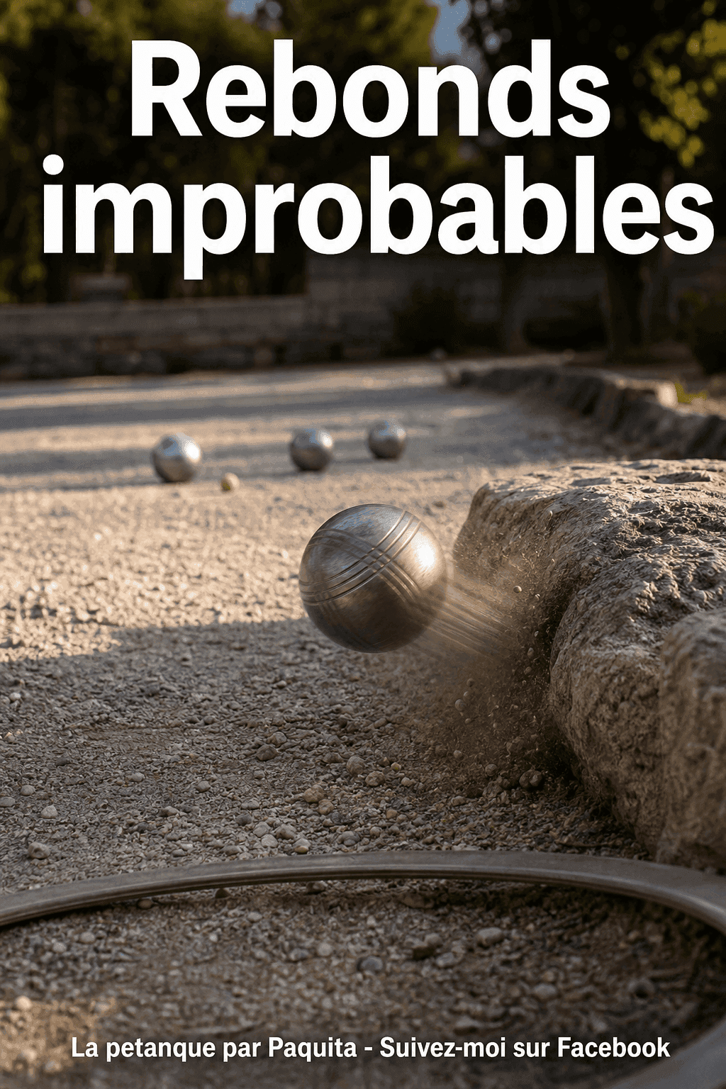 Ces rebonds improbables à la pétanque et les règles officielles qui les régissent
