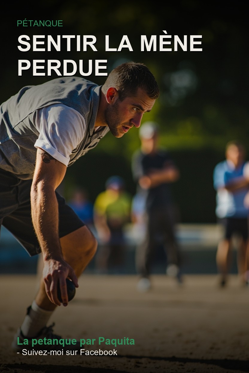 Pourquoi certains joueurs de pétanque sentent une mène perdue avant tout le monde