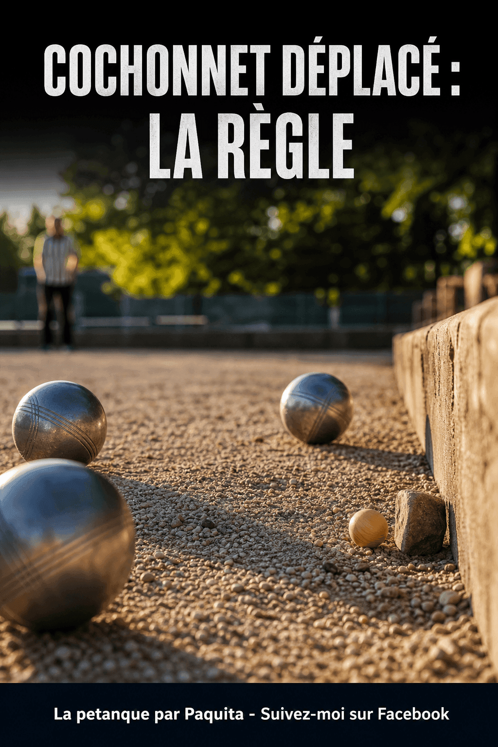 Ce que dit le règlement quand le cochonnet est déplacé vers un obstacle