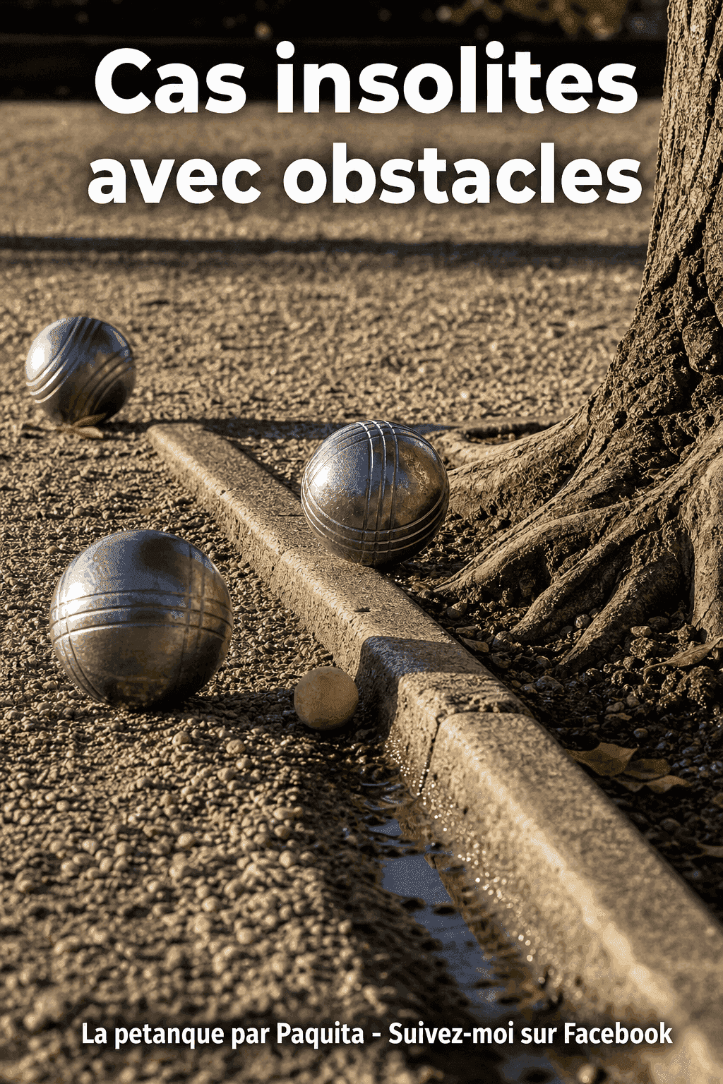 Ces cas insolites avec des obstacles à la pétanque que le règlement a prévus