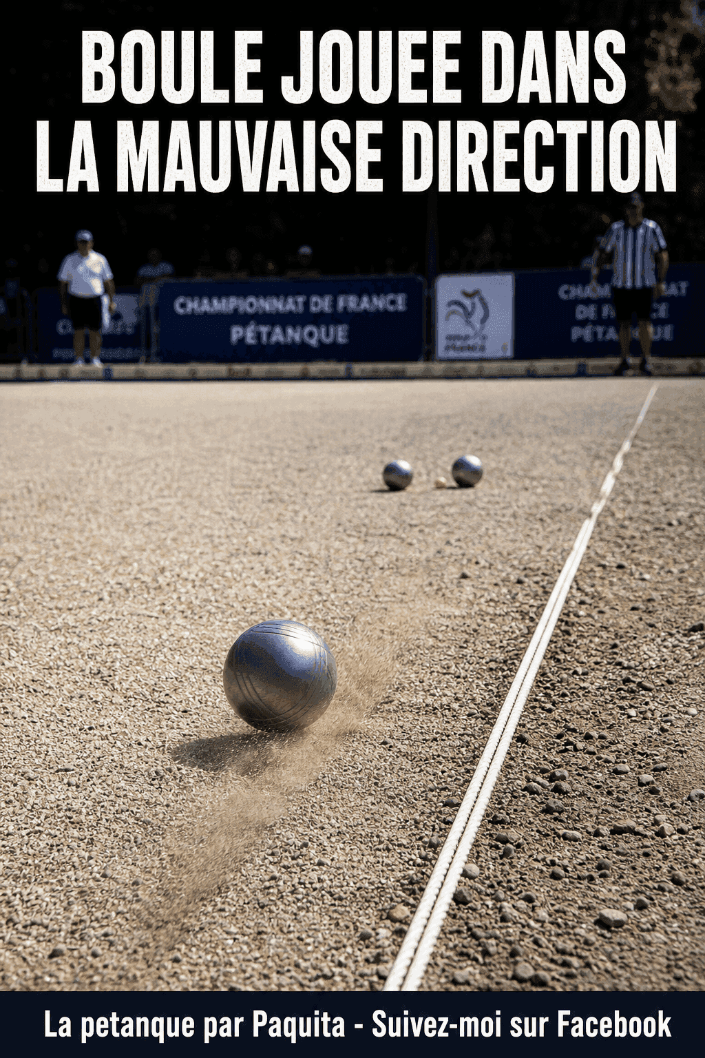 Boule jouée dans la mauvaise direction : quelle est la règle officielle ?