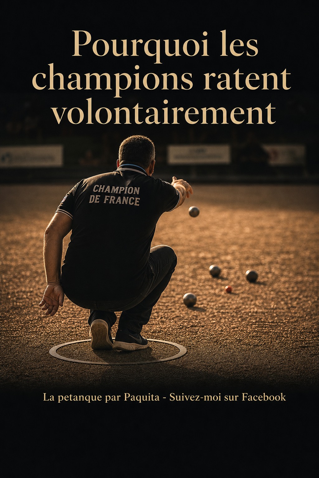 Pourquoi les plus grands champions de pétanque ratent parfois volontairement