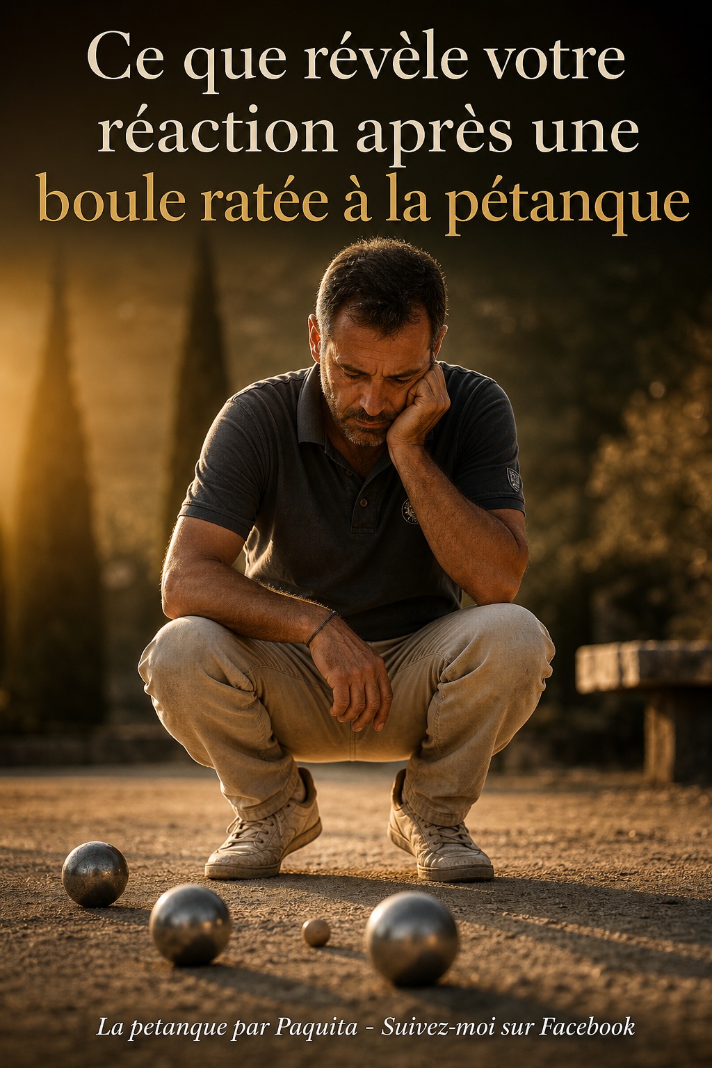 Ce que révèle votre réaction après une boule ratée à la pétanque