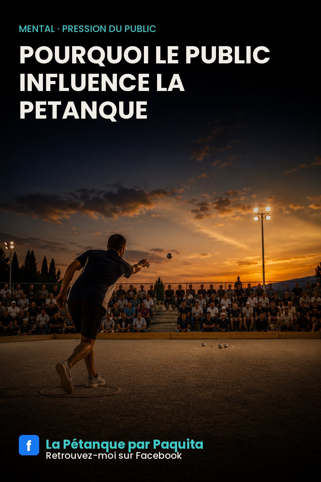 Pourquoi le public influence énormément la pétanque
