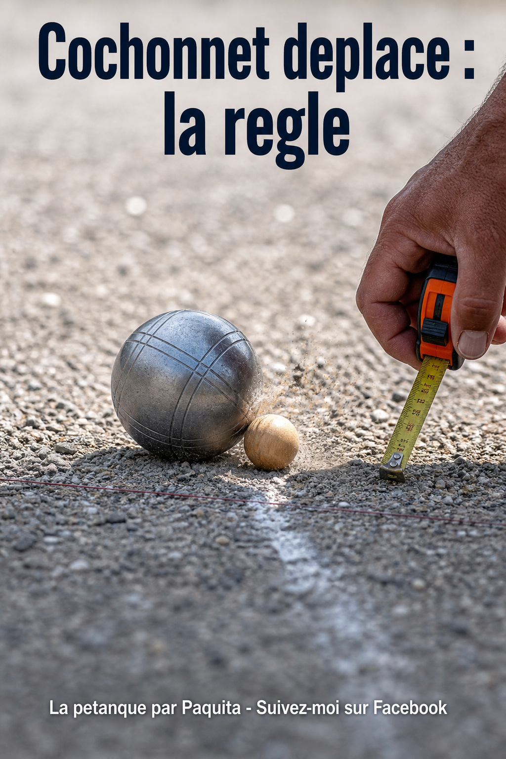 Cochonnet déplacé par une boule : quelle règle s'applique exactement ?