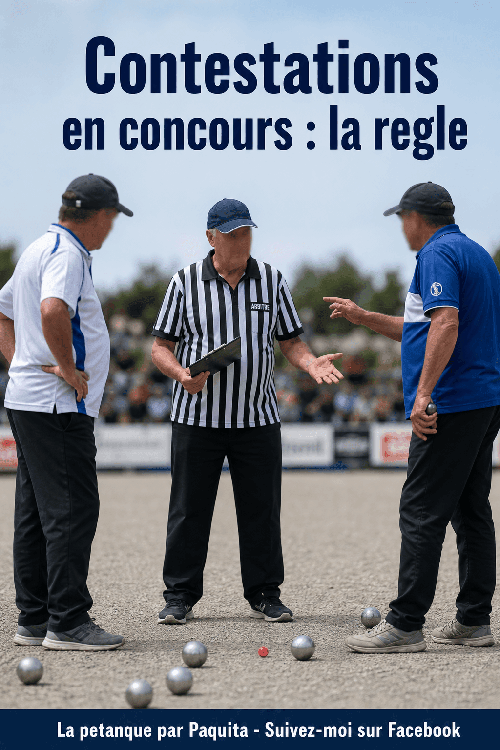 Règle sur les discussions et contestations en concours de pétanque