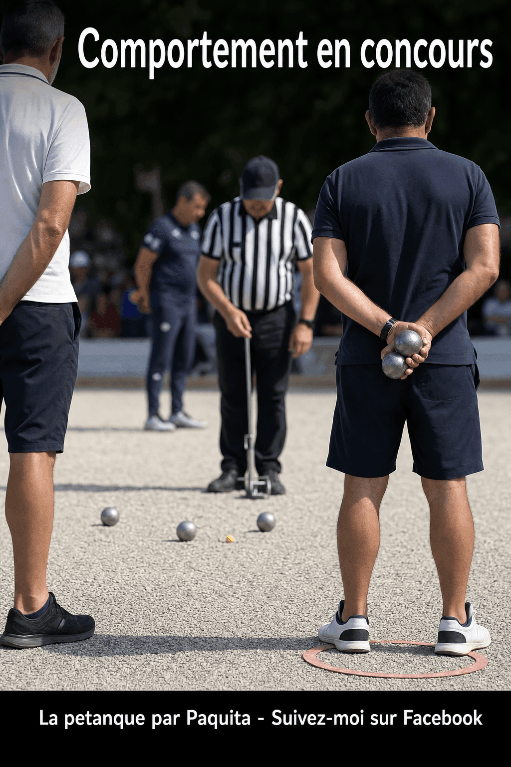 Ce que le reglement officiel dit sur le comportement en concours de petanque