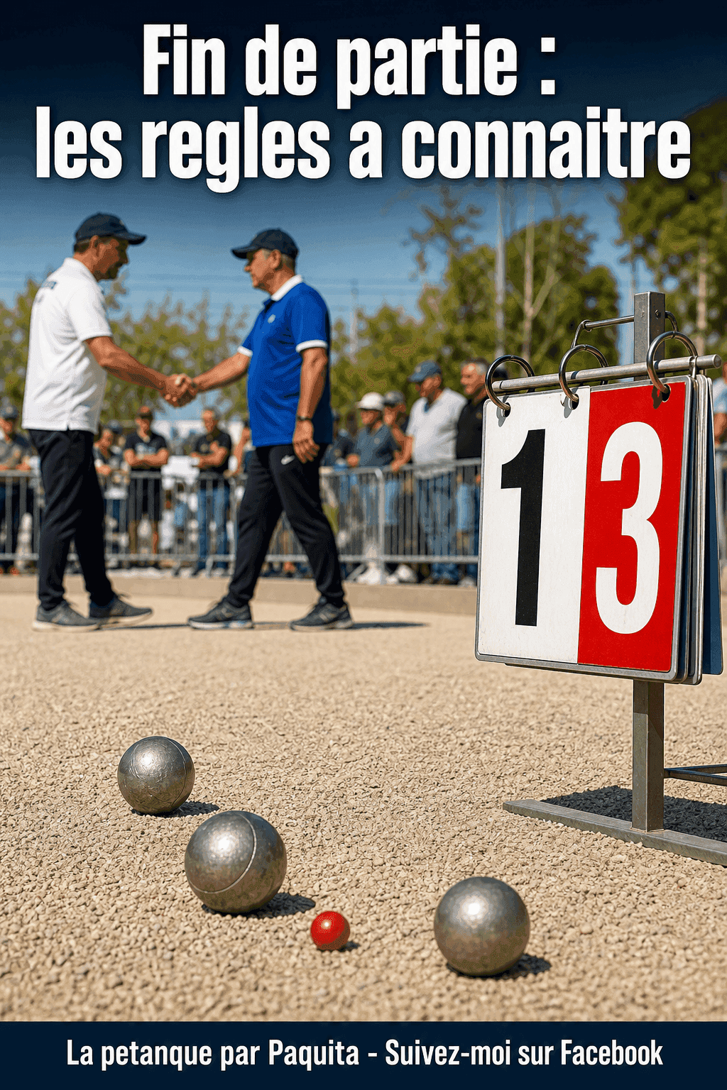 Ces regles sur la fin de partie a la petanque que peu de joueurs connaissent