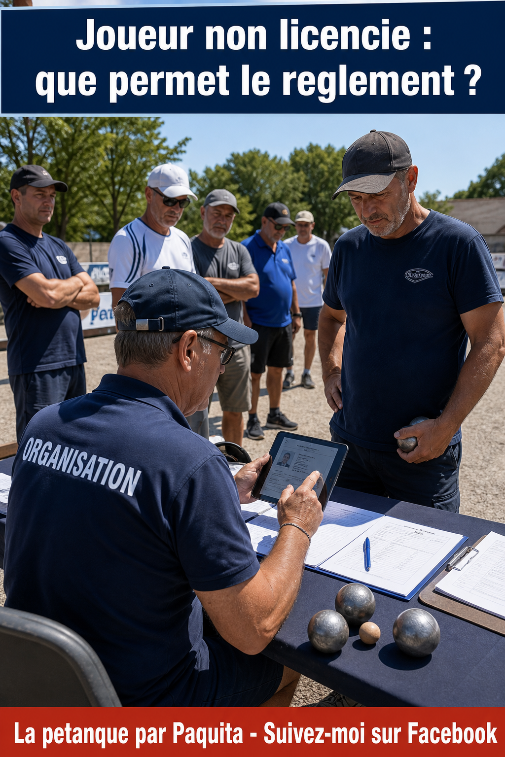 Joueur non licencie en competition officielle : ce que le reglement permet ou interdit