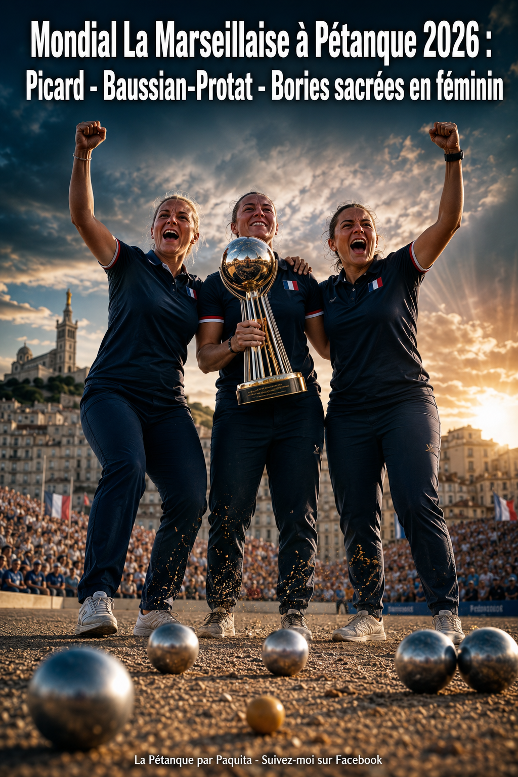 Mondial La Marseillaise à Pétanque 2026: Picard - Baussian-Protat - Boriès im Frauenwettbewerb gekrönt