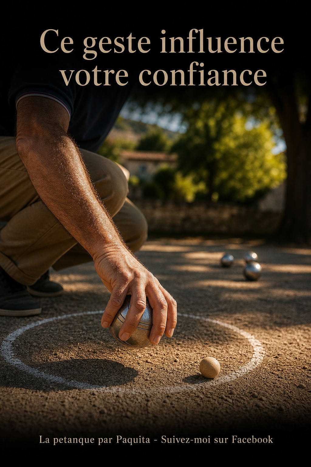 Ce geste anodin à la pétanque influence votre confiance sans que vous le sachiez