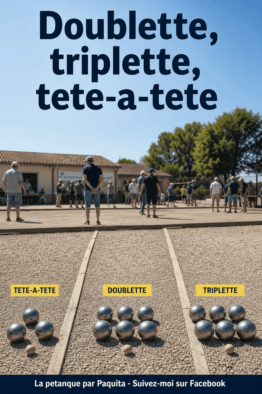 Doublette, triplette, tête-à-tête : les règles officielles de chaque format de jeu