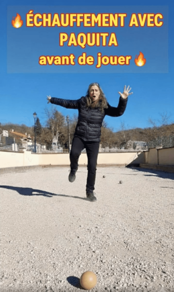 Pétanque : Echauffement avant le jet du but