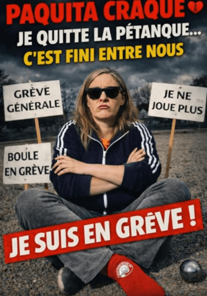 PAQUITA EN GRÈVE DE PÉTANQUE ✊ Le Boulodrome Bloqué ! (Mouvement Social)