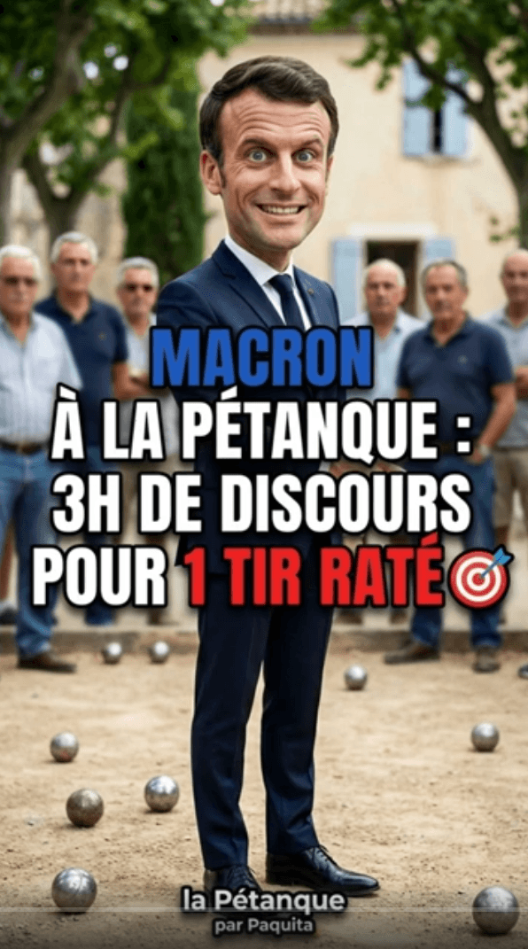 SI MACRON JOUAIT À LA PÉTANQUE 😂🇫🇷 (PARODIE HUMORISTIQUE)