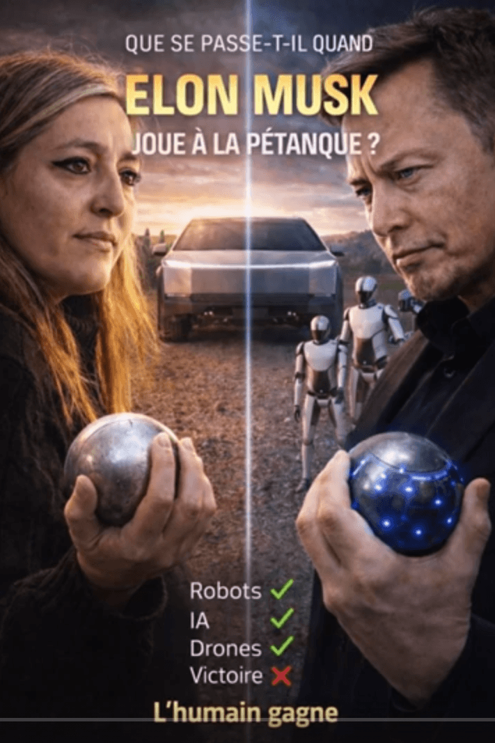 Que se passe-t-il quand Elon Musk joue à la pétanque ? 🤖🎯