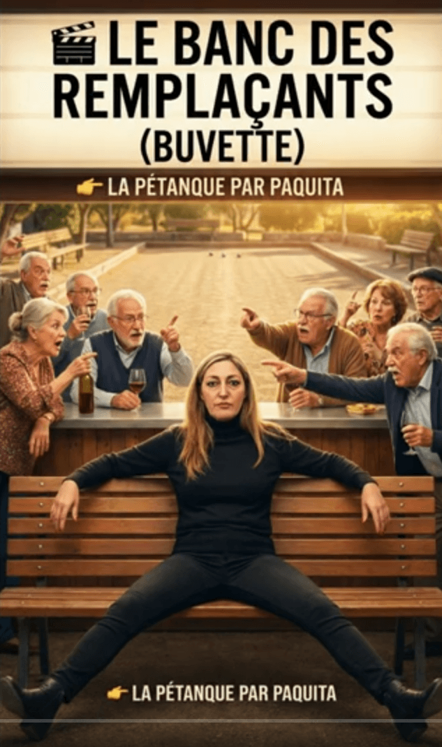 🪑🍺 LE BANC DES REMPLAÇANTS (BUVETTE) – PÉTANQUE 🍺🪑