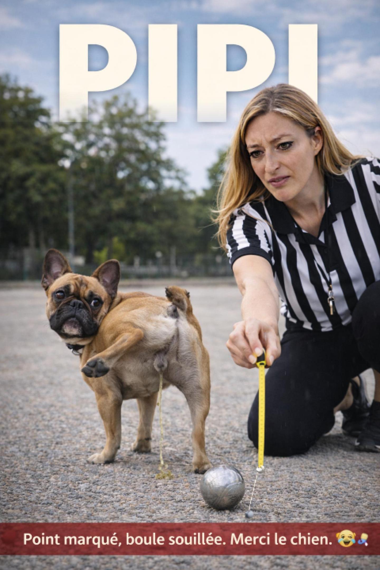 Jaquette de la video : LE CHIEN QUI MARQUE SON POINT !