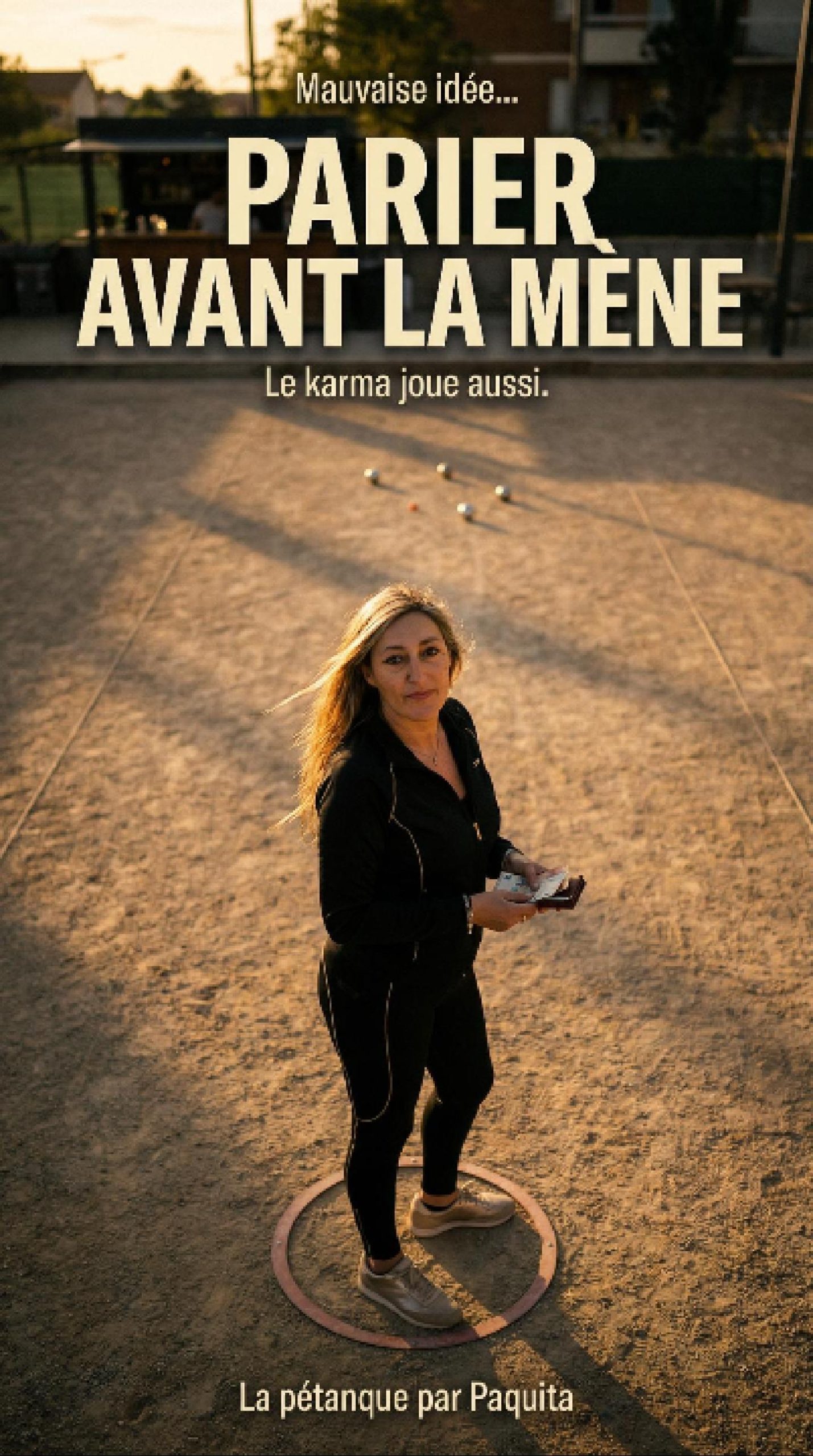 Jaquette de la video : Pétanque : quand tu paries avant la mène