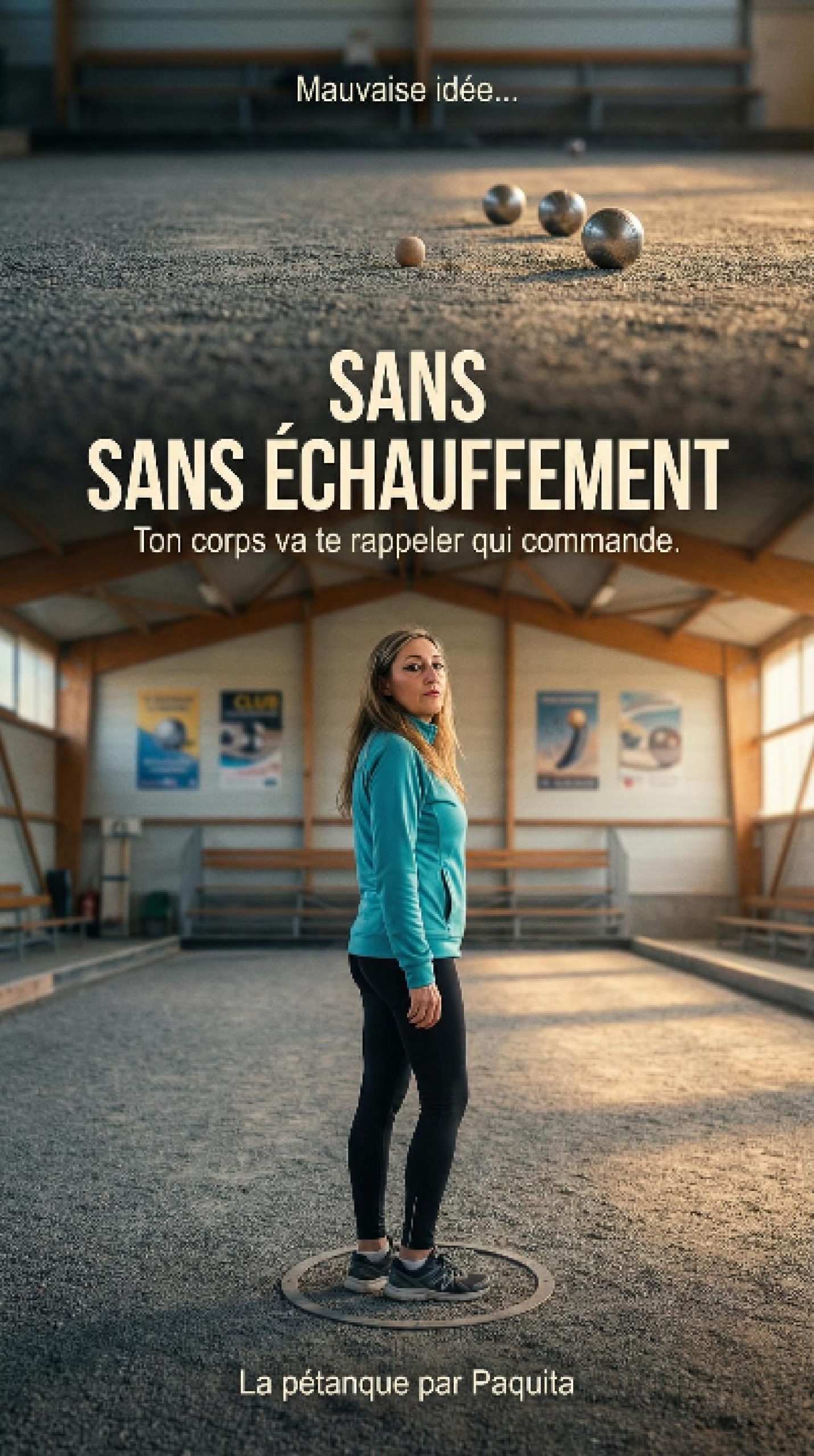 Jaquette de la video : Quand tu joues à la pétanque sans échauffement