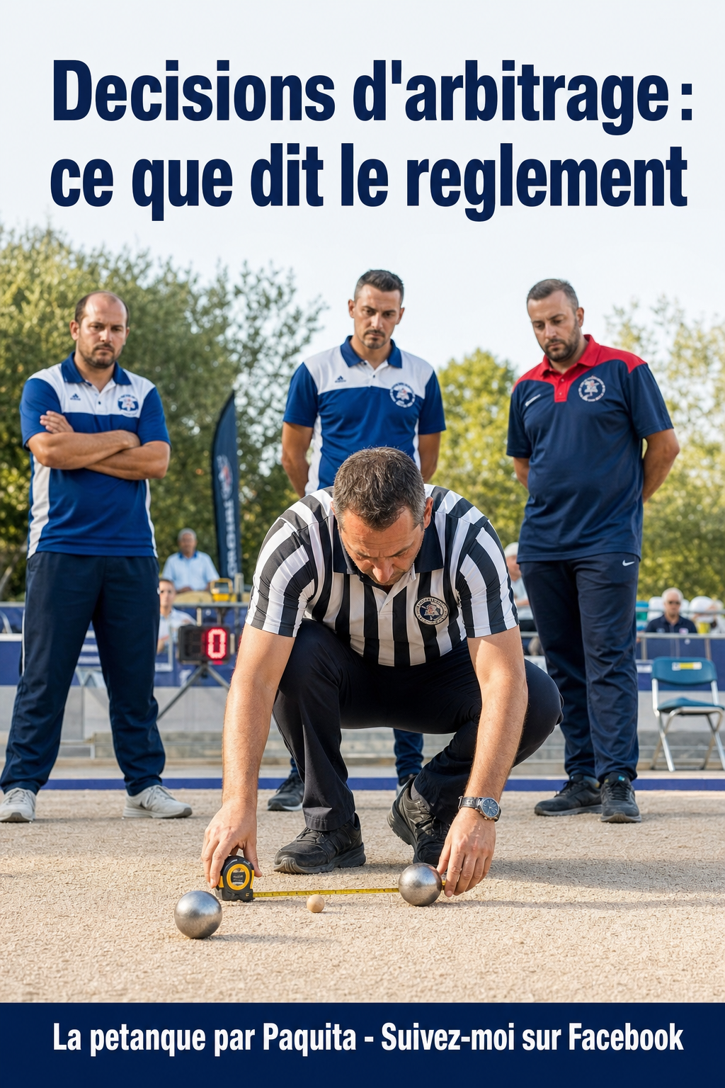 Ces décisions d’arbitrage à la pétanque que le règlement encadre strictement