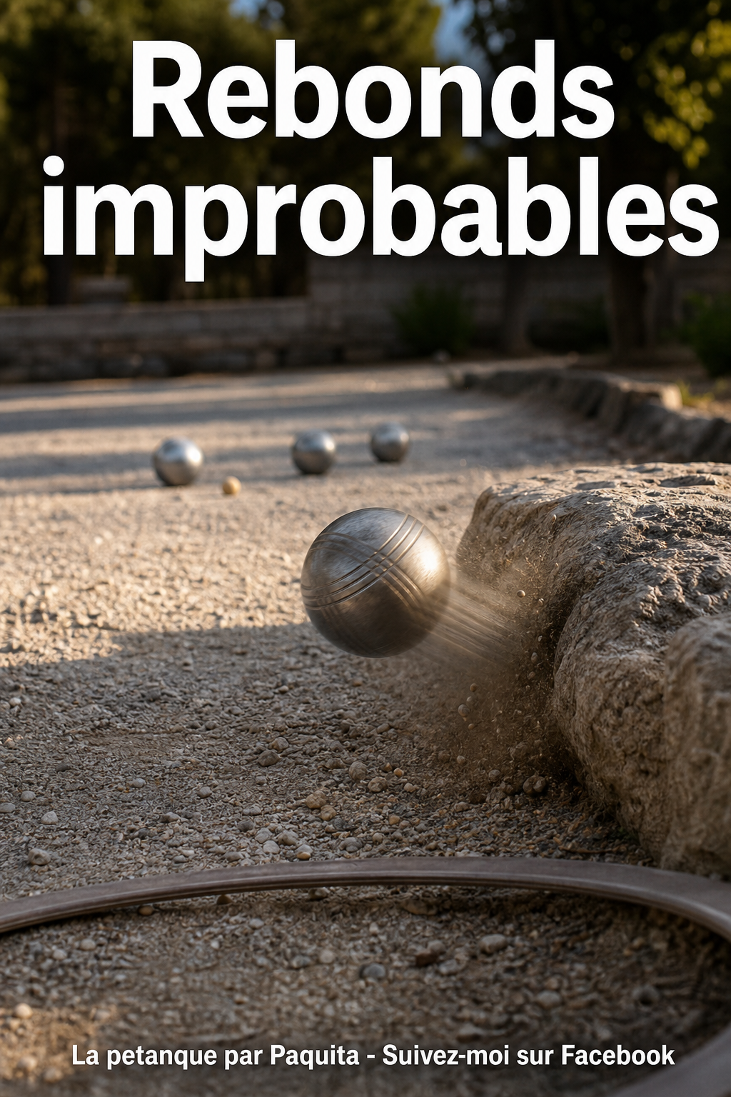 Ces rebonds improbables à la pétanque et les règles officielles qui les régissent