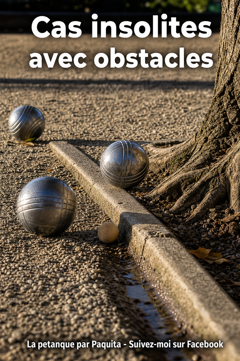 Ces cas insolites avec des obstacles à la pétanque que le règlement a prévus