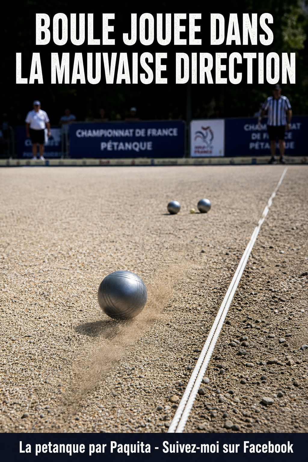 Boule jouée dans la mauvaise direction : quelle est la règle officielle ?